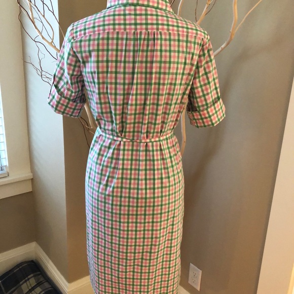 Rosie Pope Gingham Maternity Shirtdress, size S - Picture 2 of 8